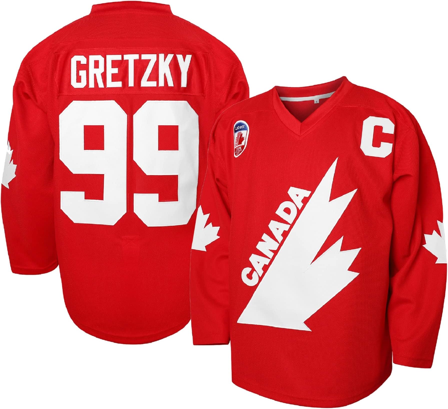 Gretzky Jersey #99 Jersey Team Canada Ice Hockey Jersey for Men Red