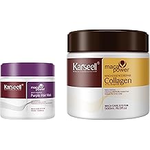Traitement capillaire au collag&egrave;ne Karseell R&eacute;paration profonde Conditionnement et masque capillaire violet