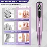 Cordless Electric Nail Drill, 12 in 1 Electric Nail File Kit, Purple - 4