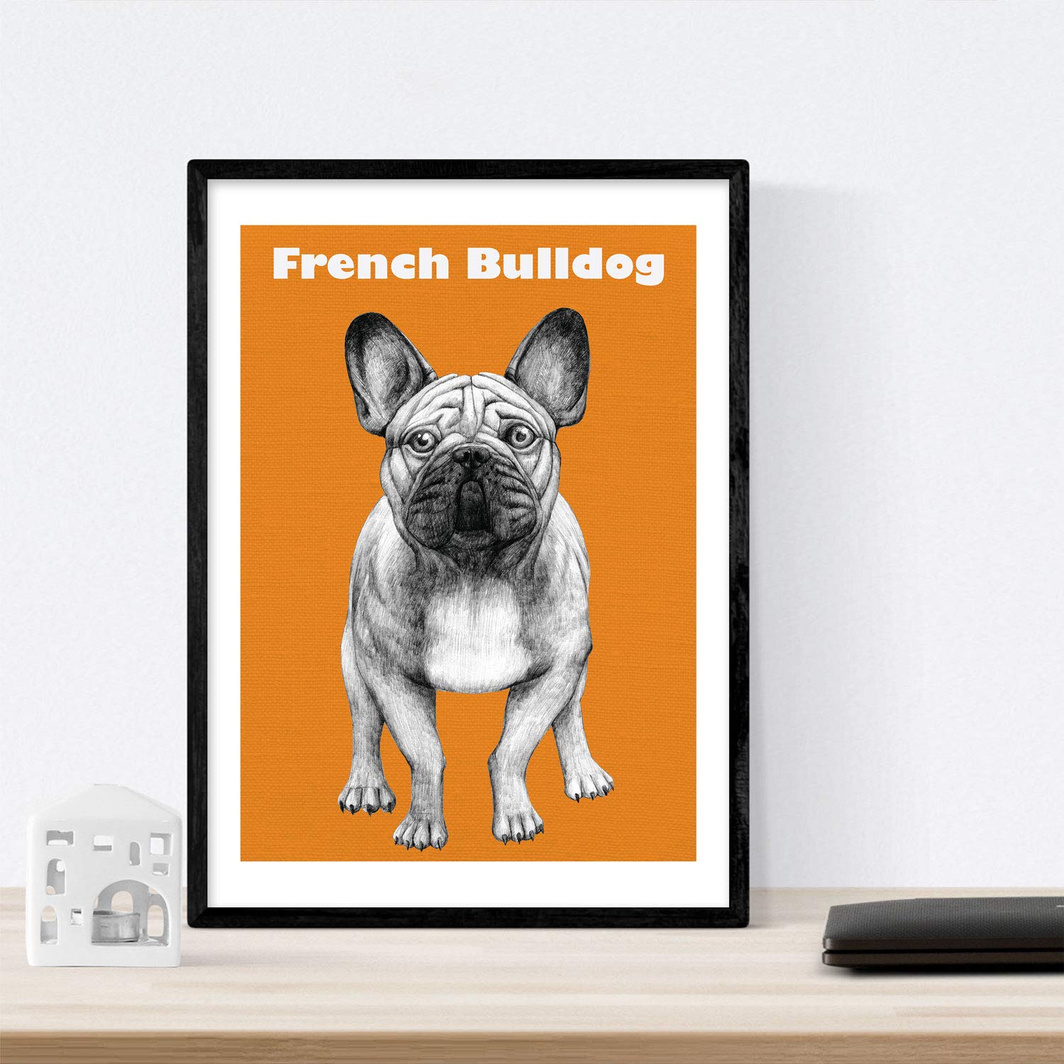 Nacnic Poster Bulldog. Decorative foil dogs. A4 size - Image 3