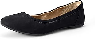 Amazon Essentials Women's Belice Comfortable Slip-On Ballet Flats Shoes