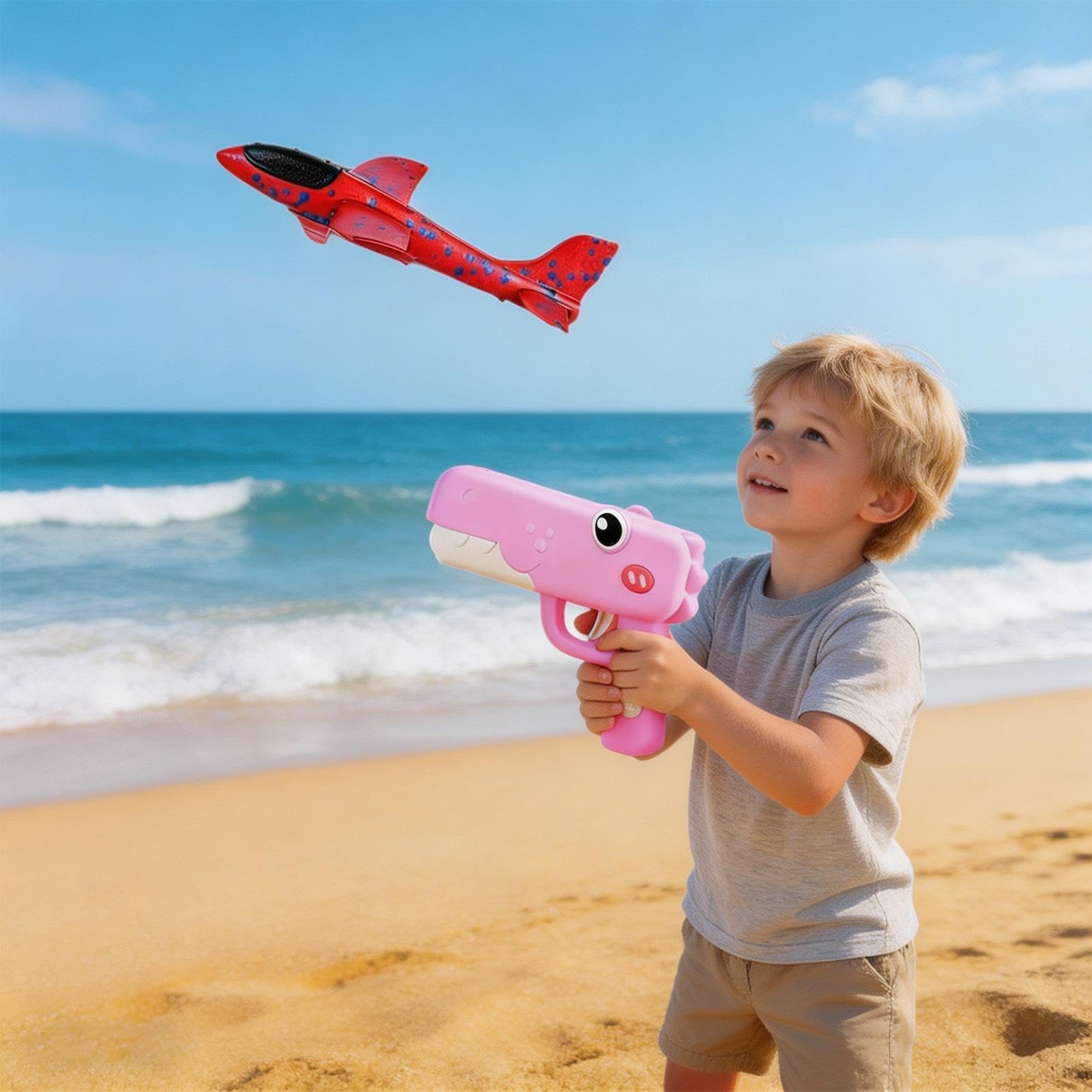 Lanzador Planeadores Espuma Dinosaurio, Divertidos Lanzador Aviones Dinosaurios, Nuevos Lanzadores Aviones Espuma Dinosaurio para Niños, Lanzadores Avione Espumas Dinosaurios, para Niños & Niñas — view 7
