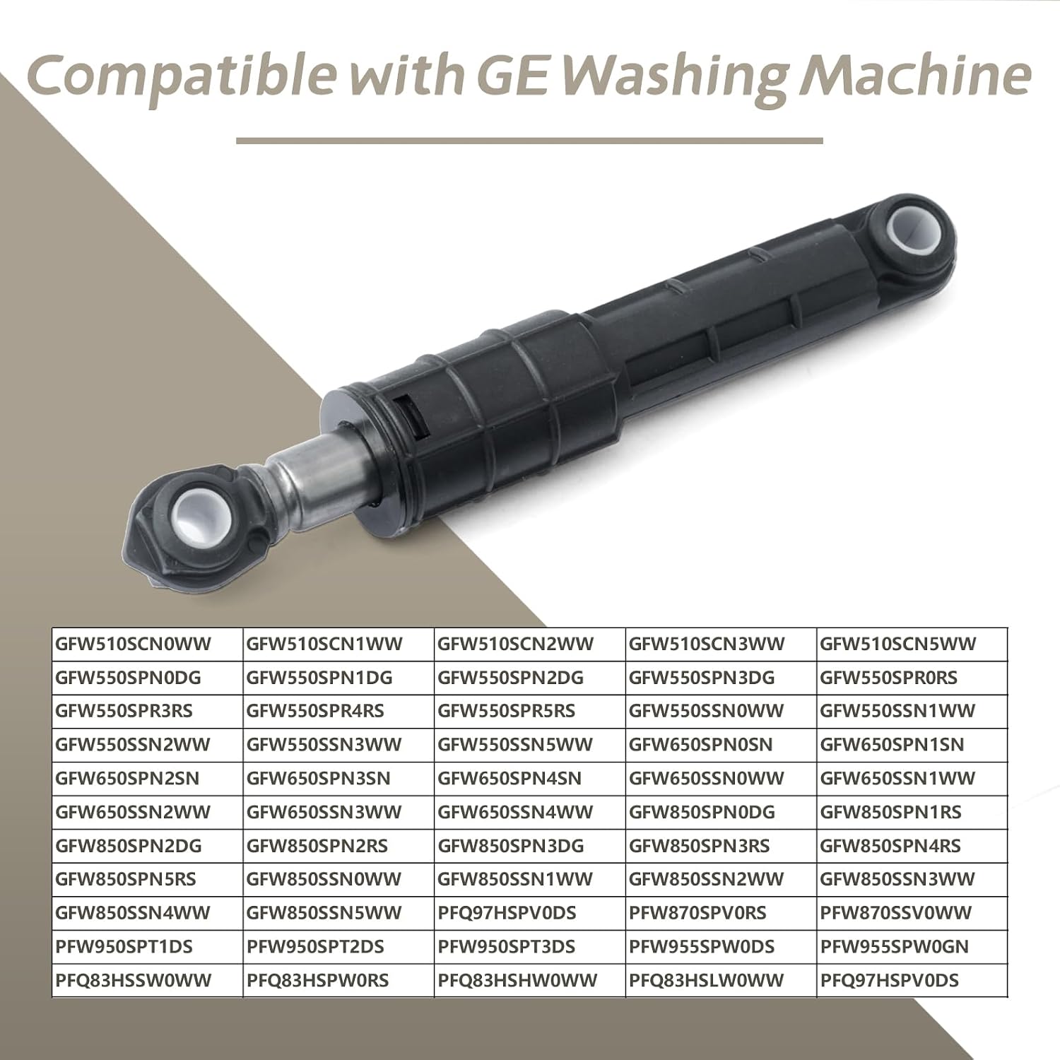 4PCS WH03X29516 Washer Shock Absorbers Compatible with GE Washer Washing Machine Shock Absorbers Replaces PD00073502 PS16217190 AP6986712 EAP16217190