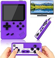 Vista 8 de Consola de juegos de mano retro, consolas portátiles de videojuegos retro 500 juegos clásicos FC, batería recargable de pantalla de 3.0 pulgadas