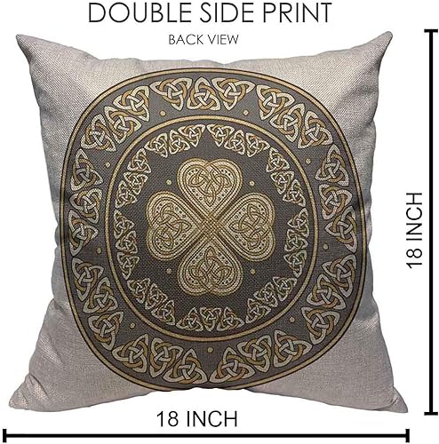 Miniatura 7 de VERSUSWOLF Fundas de almohada de calavera, nativo americano, jefe indio, tocado de pájaro apache, algodón y lino, fundas de almohada cuadradas