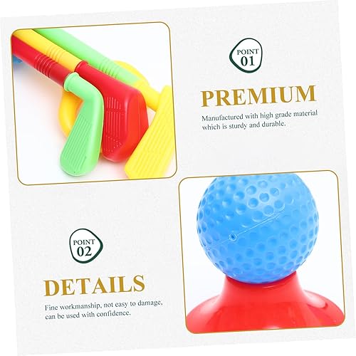 Miniatura 6 de 1set Boy Girl's Golf Toy Set Mini Trolley Toy for Boys and Girls Lightweight Outdoor Sports Play for Birthdays Christmas Random Container
