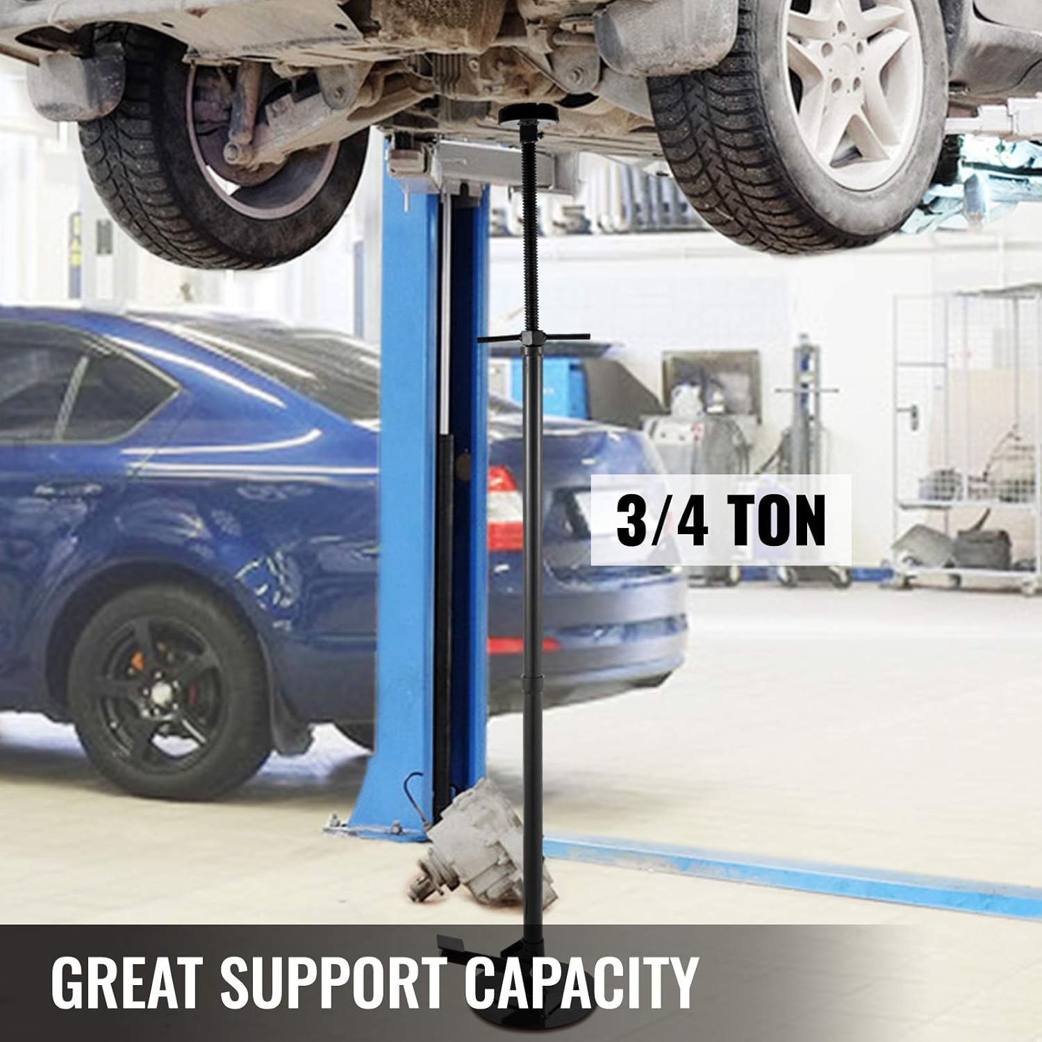 Flаѕh Dеаlѕ - 40% оƒƒ Bestauto Underhoist Stand 3/4 Ton Capacity Pole Jack Heavy Duty Jack Stand Car Support Jack Lifting from 1.5 m to 2.0 m, Round Base, with Pedal, Easy Adjustment, Automotive Support Jack Stand, Black Onе-Dау Sаlе: Uр tо 40% оƒƒ Bestauto Underhoist Stand 3/4 Ton Capacity Pole Jack Heavy Duty Jack Stand Car Support Jack Lifting from 1.5 m to 2.0 m, Round Base, with Pedal, Easy Adjustment, Automotive Support Jack Stand, Black