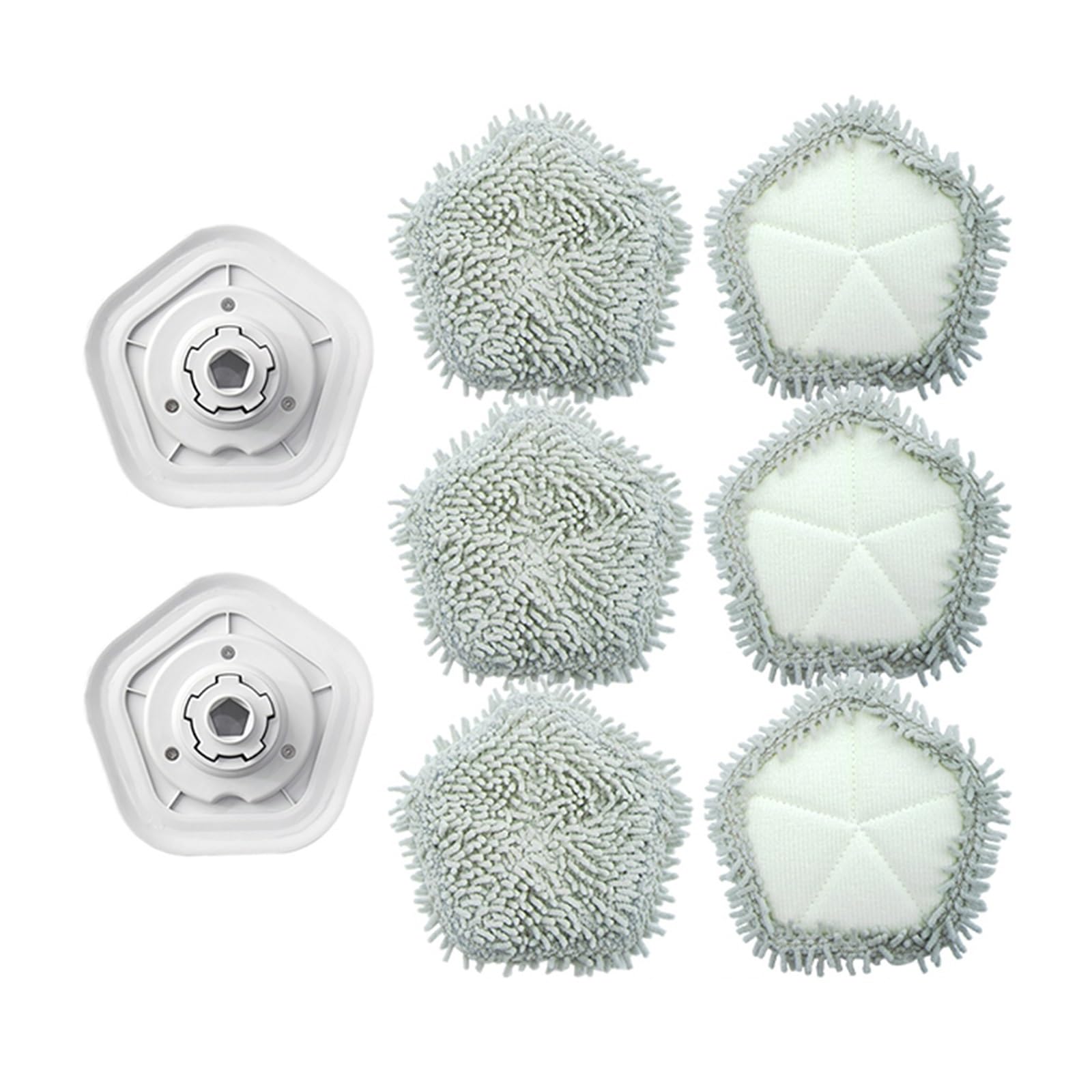 KRHZYPLAE Mop Cloth Self-Cleaning Robot Vacuum And Mop Accessories Vacuum Cleaner Spare Parts,Compatible For Dreame,Bot W10 & W10 Pro(8pcs)