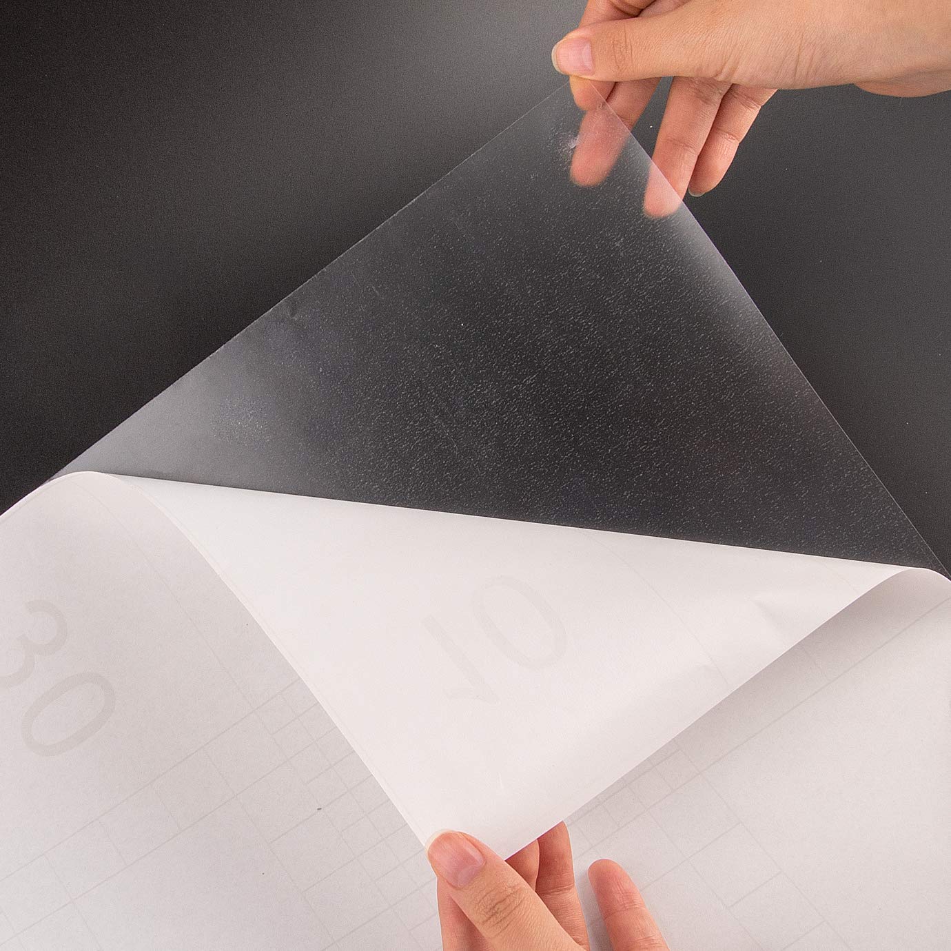 WXJ13 40cm x 2m Sticky Back Plastic Clear Self Adhesive Clear Wallpaper