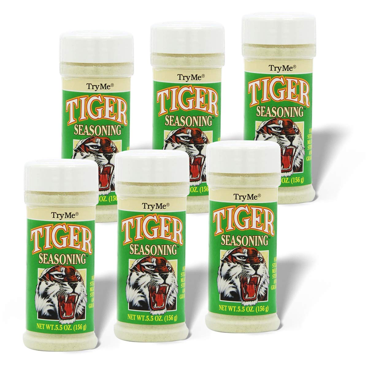 Try Me Tiger Seasoning, 5.5 Ounce (Pack of 6)