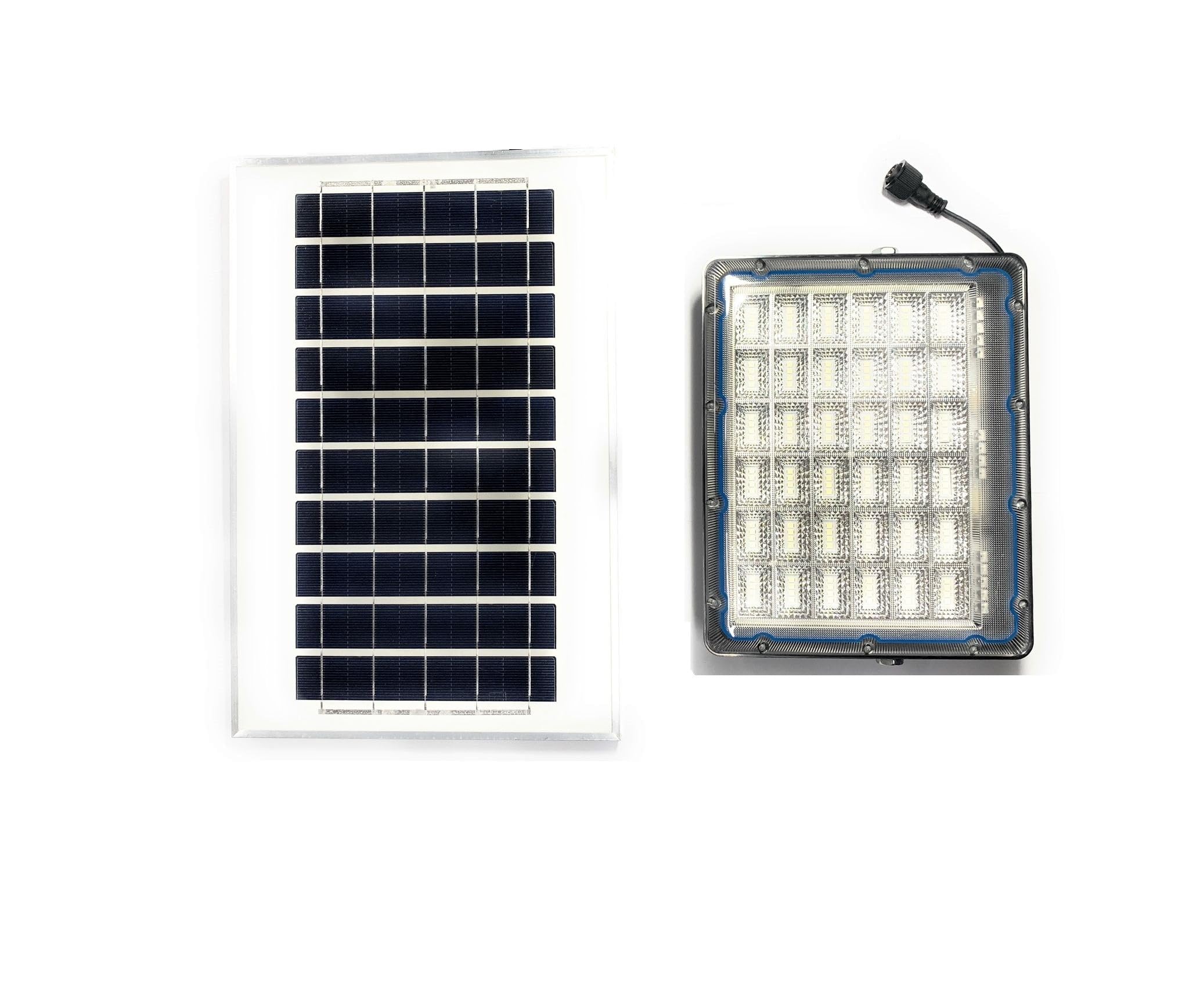 tempo di saldi Faro Led Da Esterno 200W Luce Bianca Fredda Con Pannello Solare E Telecomando