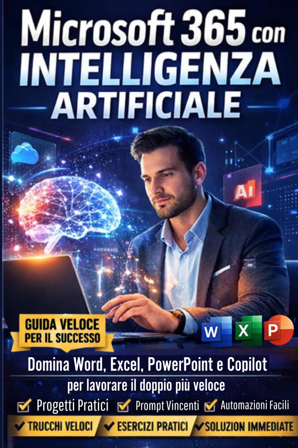 Microsoft Office 365 con Intelligenza Artificiale: Manuale Professionale Completo dalla Configurazione all'Uso Avanzato con Microsoft Copilot - Guida Passo-Passo per Principianti e Utenti Intermedi