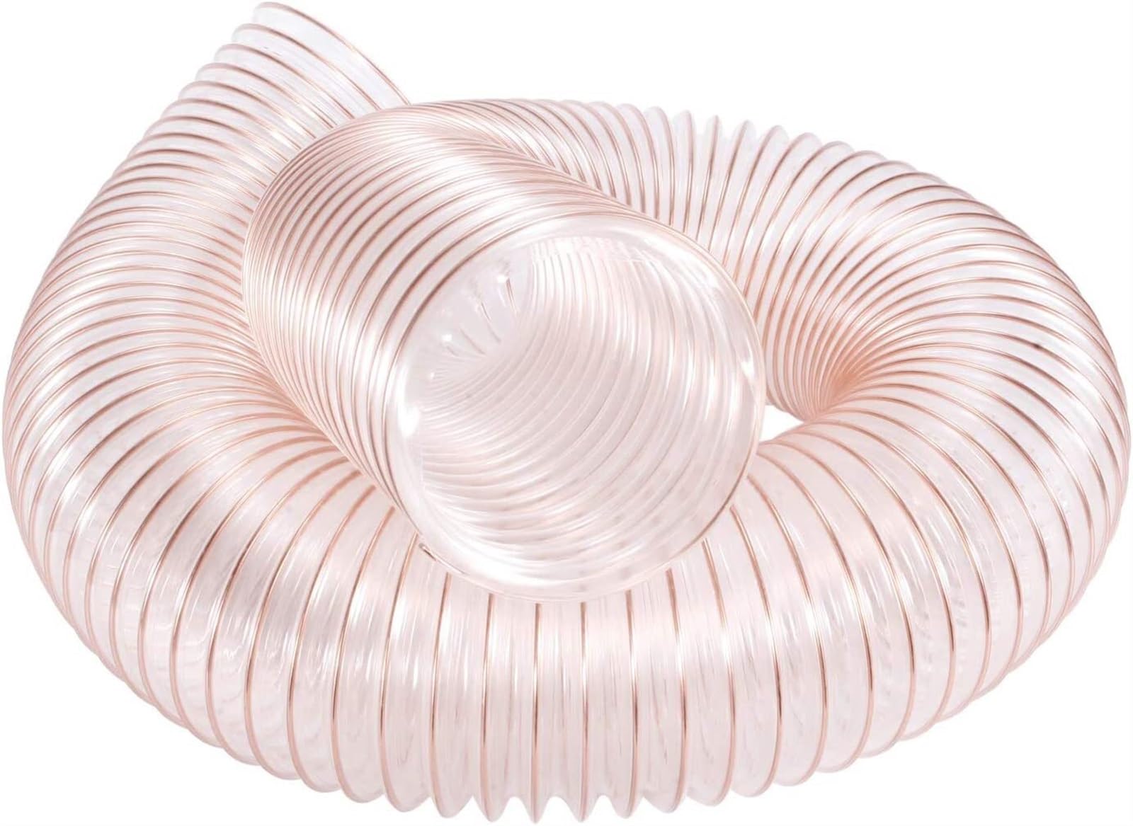 Stahldrahtschlauch, verstärkter Schlauch, transparenter Vakuum-Entlüftungsschlauch aus verkupfertem Stahldraht, PVC, PU, ​​Polyurethan, 0,63–1,2 mm