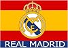 Real Madrid Spain Flag - Product with License - Measurements 150 x 100 cm - Satin Fabric
