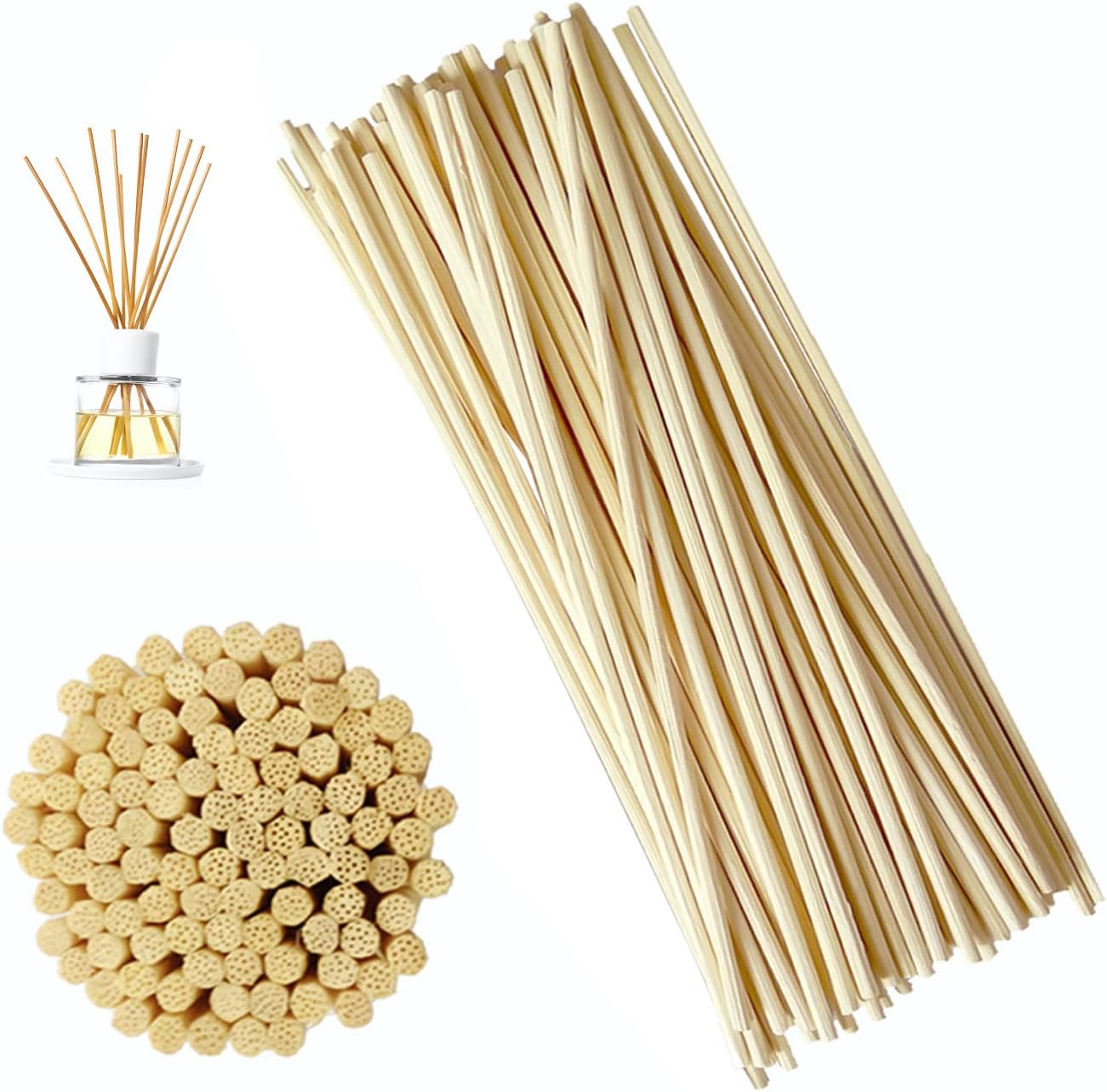 90 pieces of aroma diffuser sticks, fire-free aromatherapy diffuser sticks, essential oil fiber volatilizing sticks, can be used in bedrooms and offices.