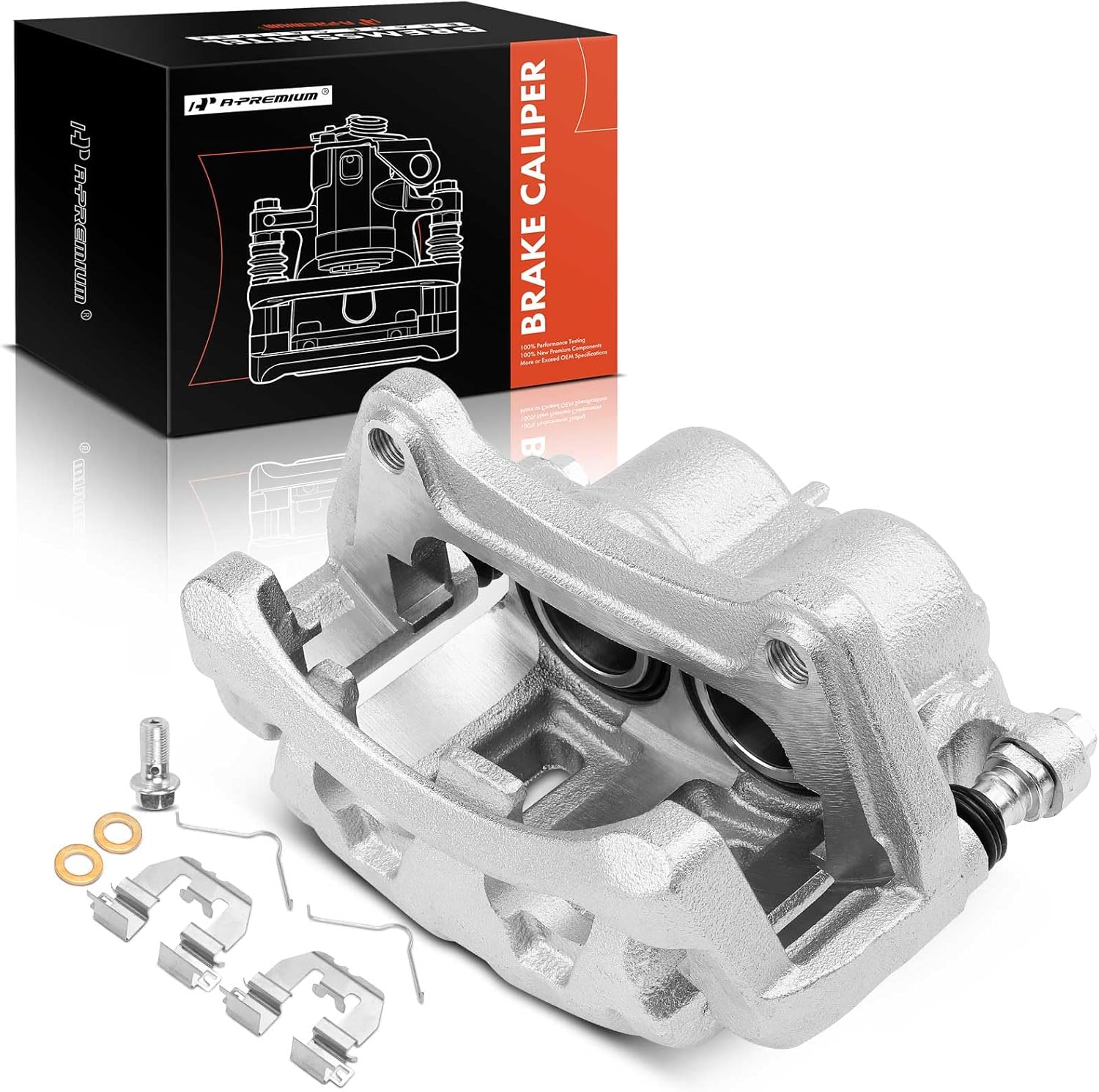 A-Premium Disc Brake Caliper Assembly with Bracket Compatible with Acura RDX 2019 2020 2021, 2.0L - Front Left Driver Side