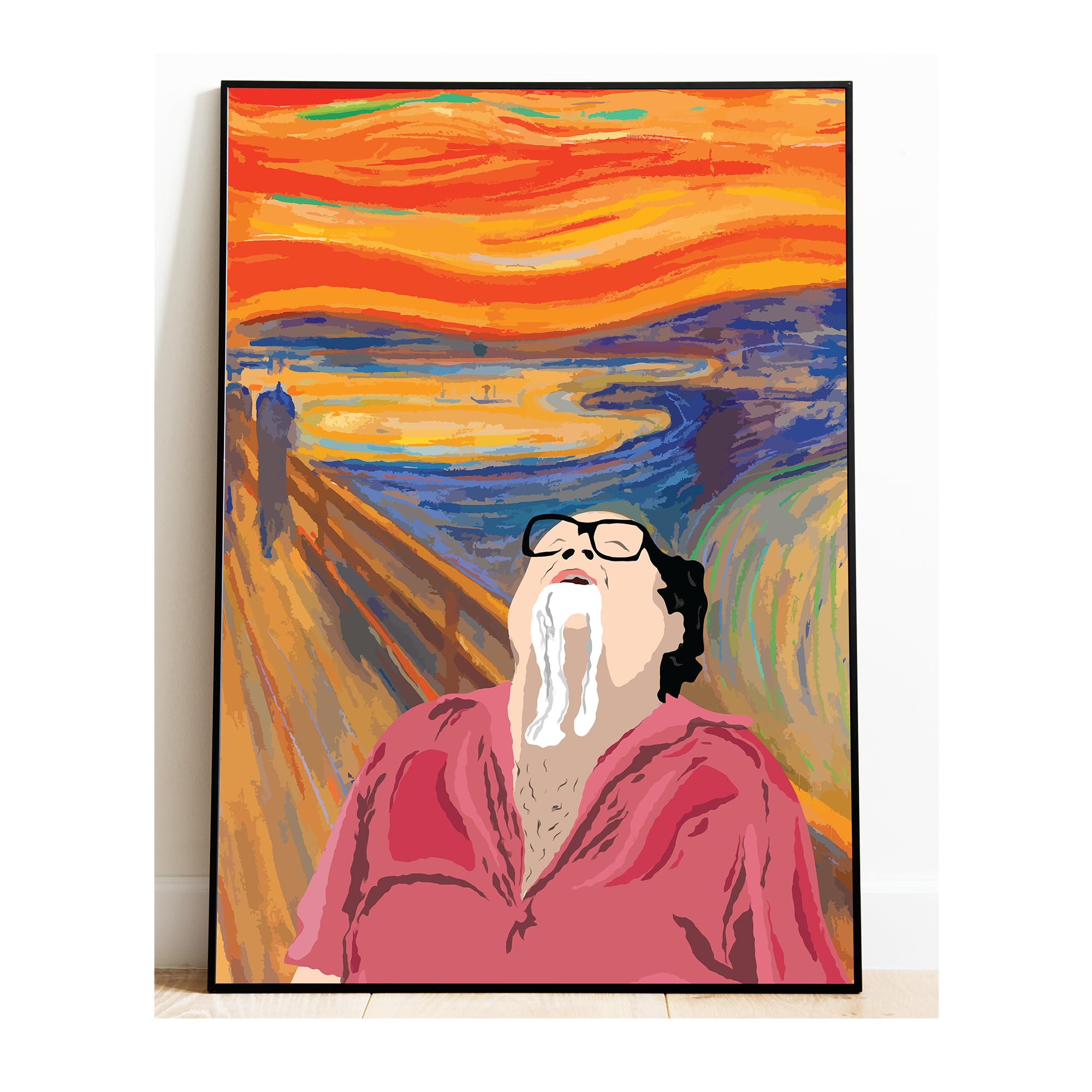 The Scream | Its Always Sunny in Philadelphia Print | A5 A4 A3 A2 A1 A0 Original Wall Art Print Poster | IASIP | KING CUPPA | A3