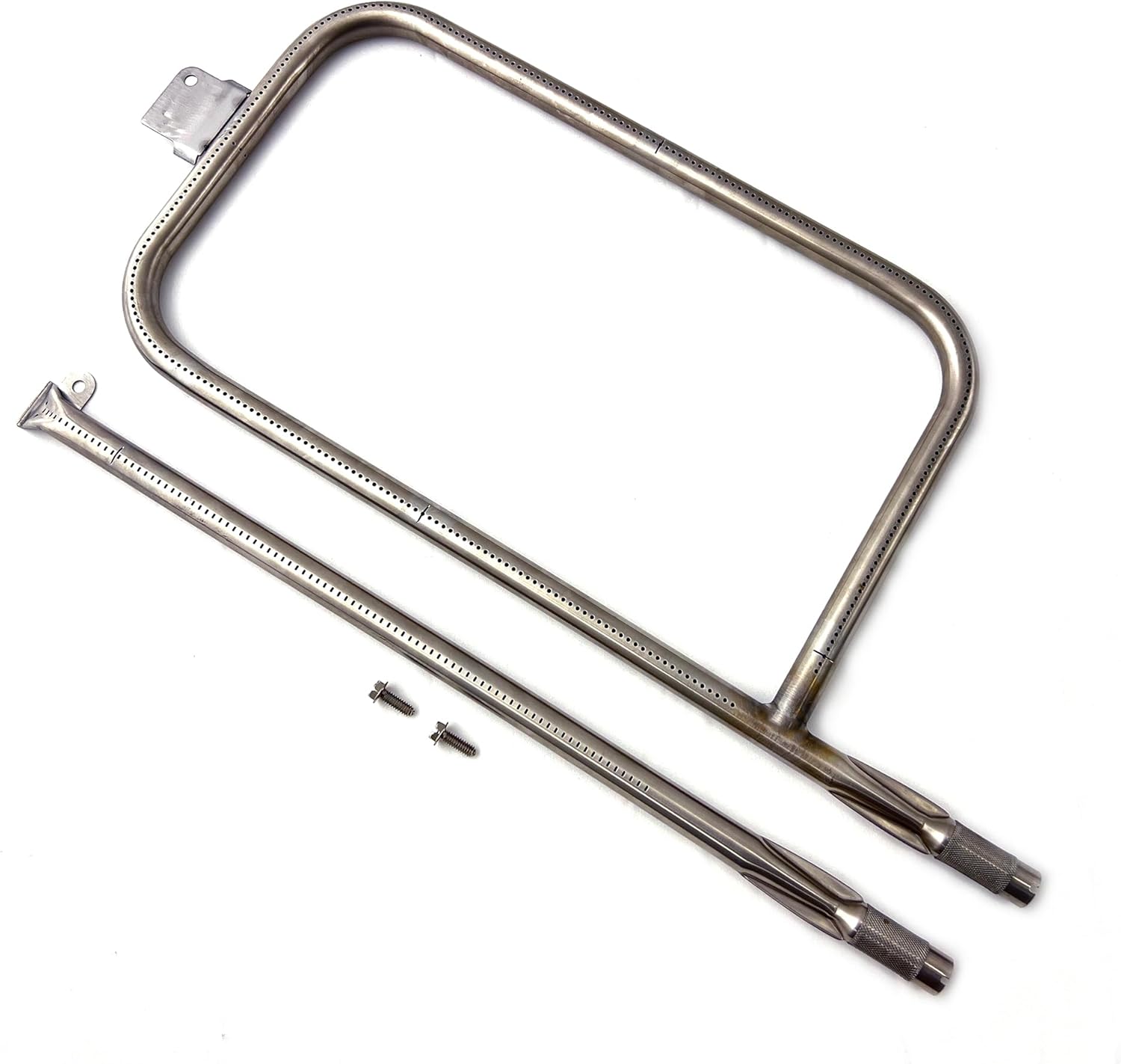 Direct Store DA117 23.75" 65032 Stainless Steel Grill Burner Tube for Weber Q3200, Q3000, Q320, Q300, 404341, 57060001, 586002 Gas Grills, Replacement Kit for Weber Q3 Series, Replaces 13922, 80385 23.75 inch (Fits Q300/3000)