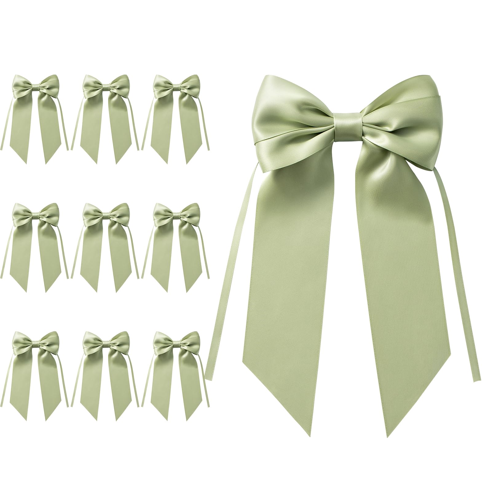 MORSUNBELA Schleifen Deko Hochzeit Geschenkschleifen Groß Girlande Schleife für Geschenk Geburtstag Weihnachten Adventskranz Weihnachtsbaum