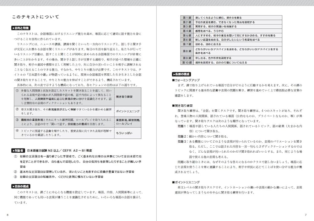 日本語生中継 新版 聞いて覚える話し方 日本語生中継 中～上級｜くろしお出版WEB