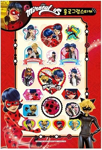 Miniatura 4 de Milagrosa mariquita múltiple libro de calcomanías extraíble DIY divertido juguete juego Deco Kid Character & KEM 0.315 in Slide mariquita encanto 1