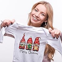 Vista 5 de 12 hojas de vinilo de transferencia de calor de Navidad, transferencia de calor de Navidad para camisetas, calcomanías de vinilo HTV de Navidad