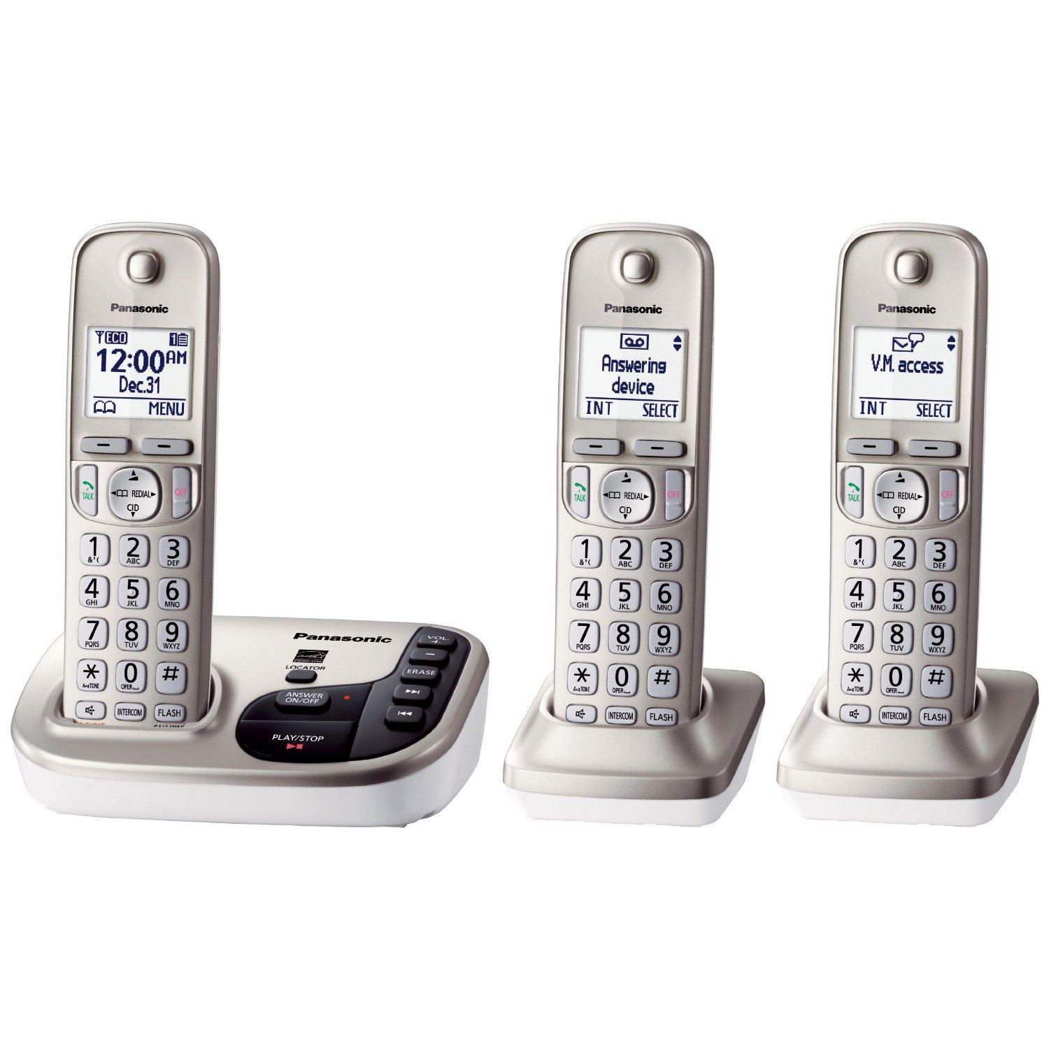 Panasonic KX-TGD223N dect 6.0 3-Handset Landline Telephone-picture-29