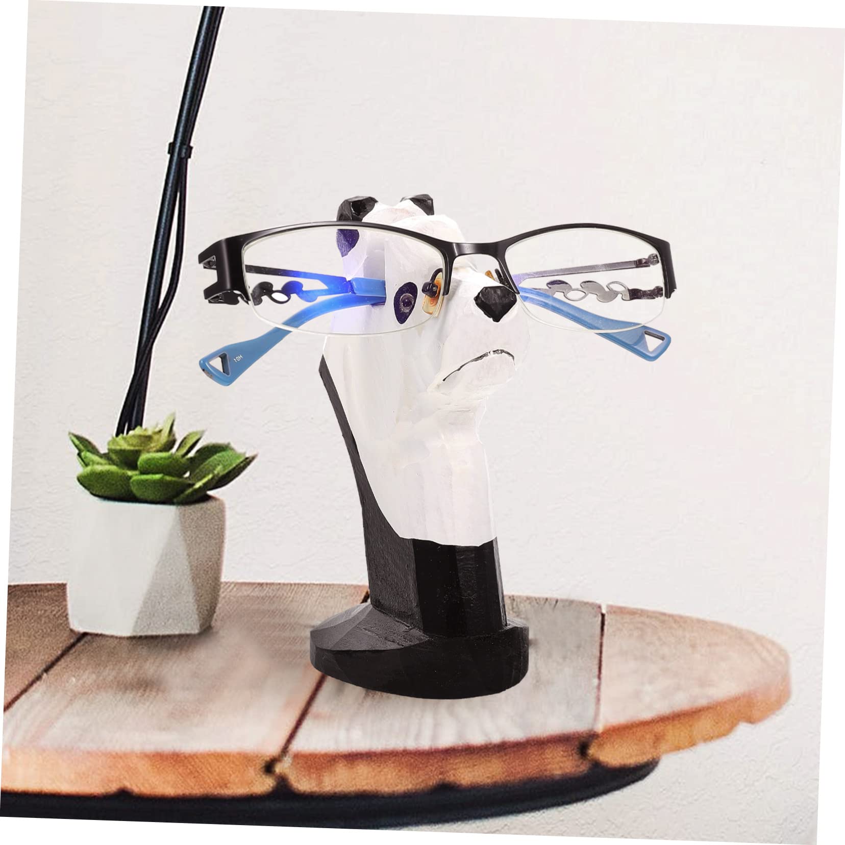 Alipis 5 Pz Montatura Per Occhiali Animali Espositore Per Occhiali Da Sole Statuina Di Panda Supporto Per Occhiali Grazioso Porta Occhiali Arredamento Da Tavolo Huskylens Di Legno