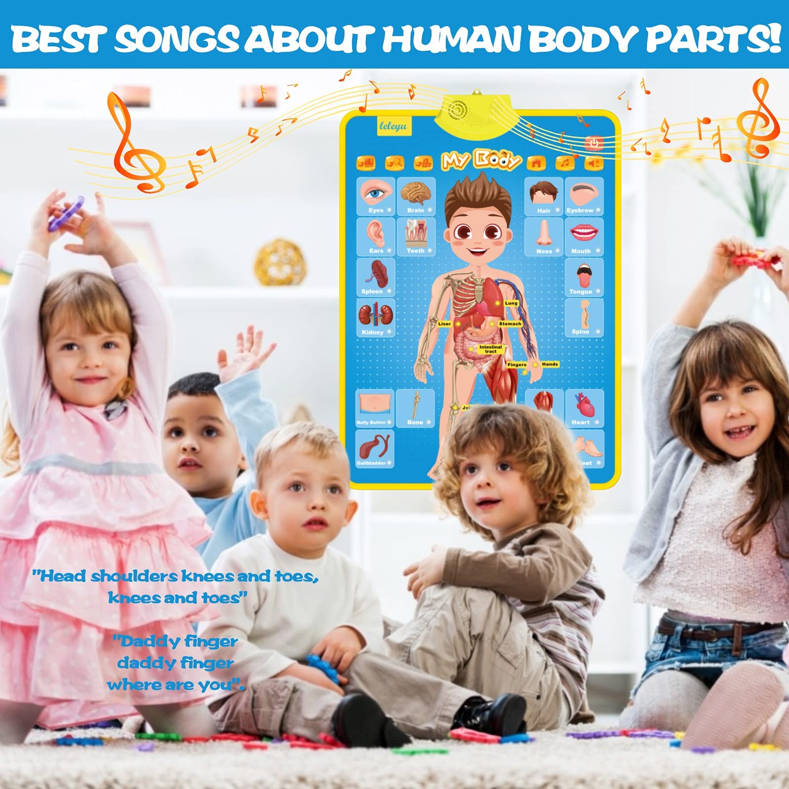 Buy Body Parts for Toddlers Electronic Interactive Body Talking