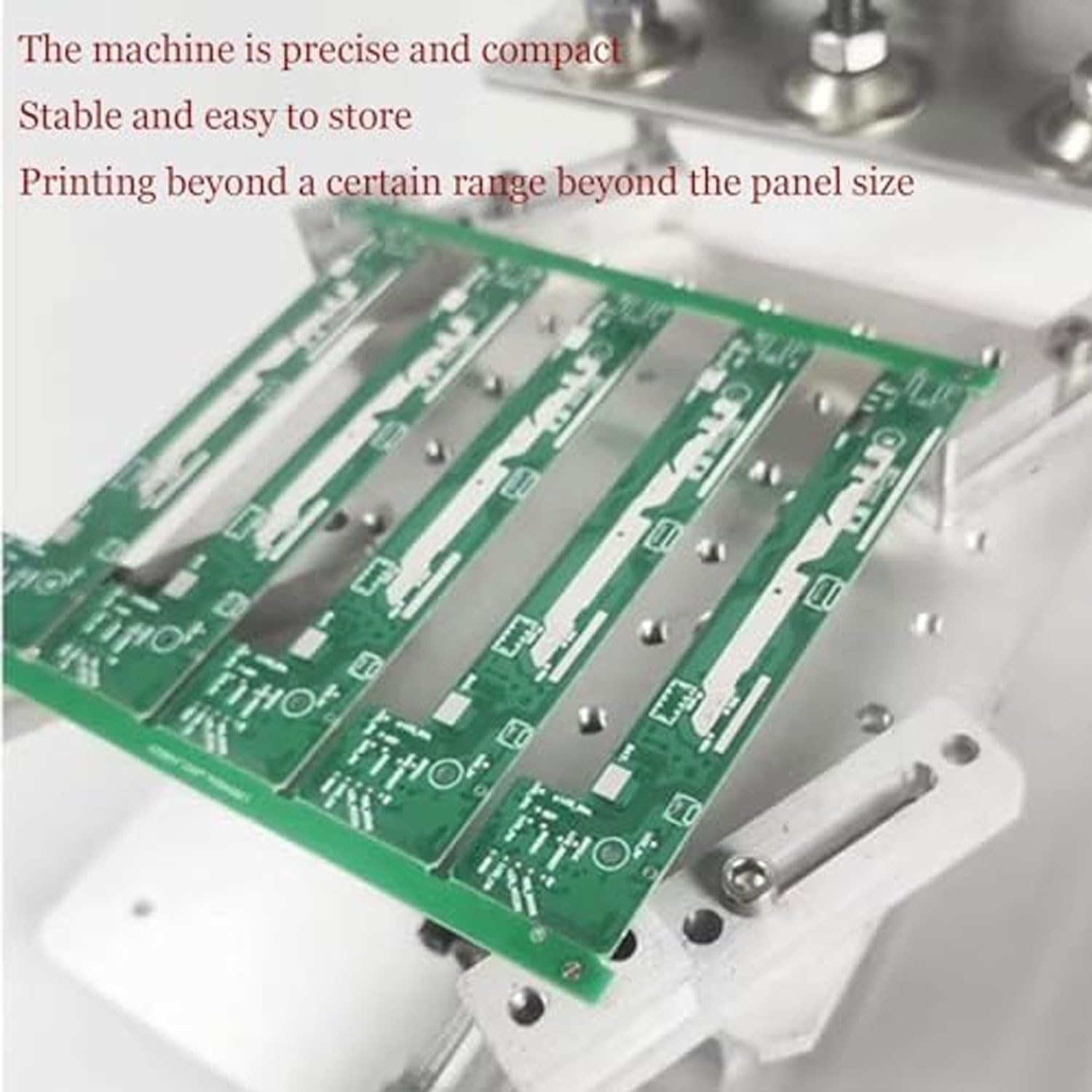 Ręczna stacja do sitodruku SMT ze stołem do pasty lutowniczej z siatki stalowej, regulowana do precyzyjnego prototypowania PCB, majsterkowania i naprawy elektroniki (150x150mm)