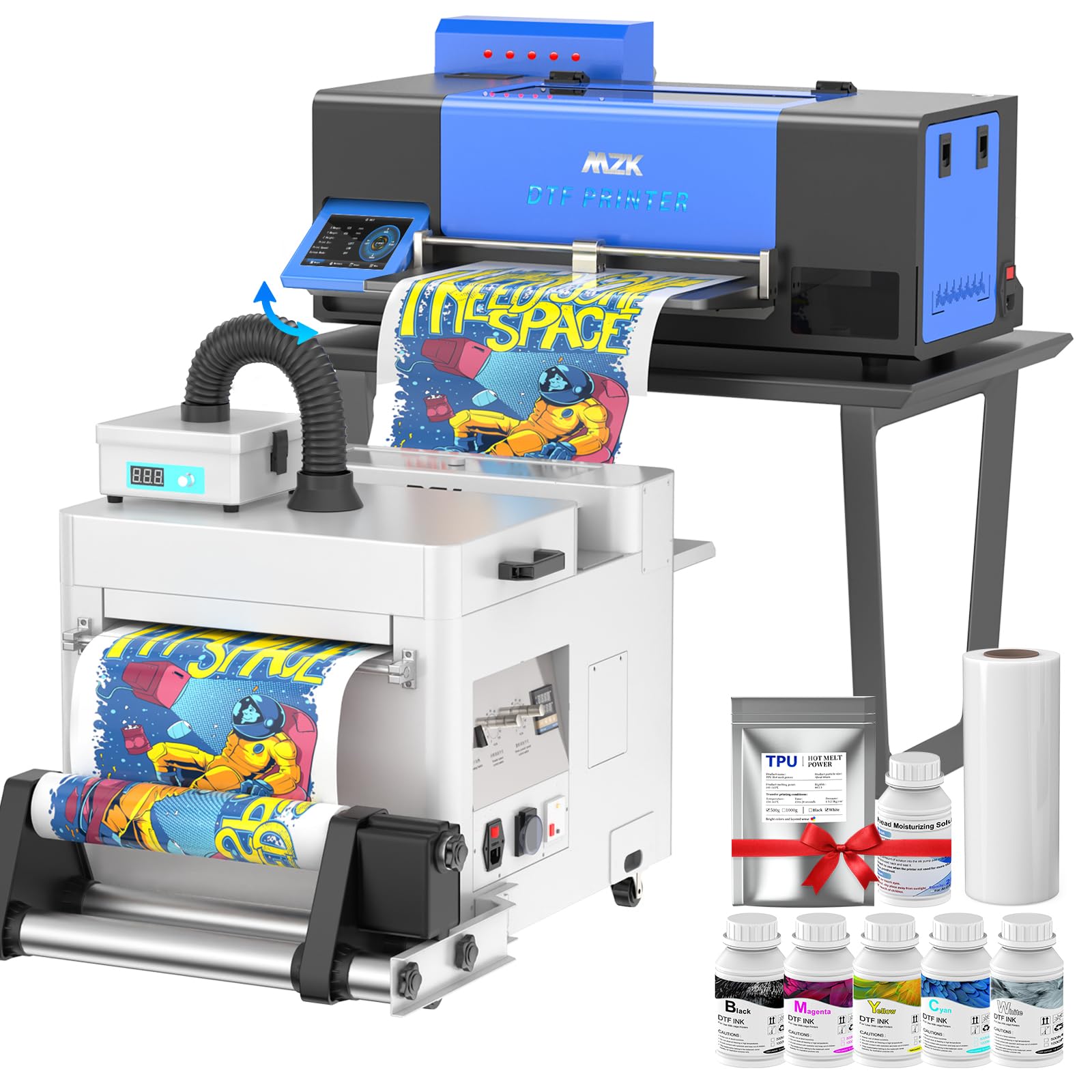 Amazon.com: MZK A3+ XP600 Gen2 F1080 Upgraded DTF Printer,Auto