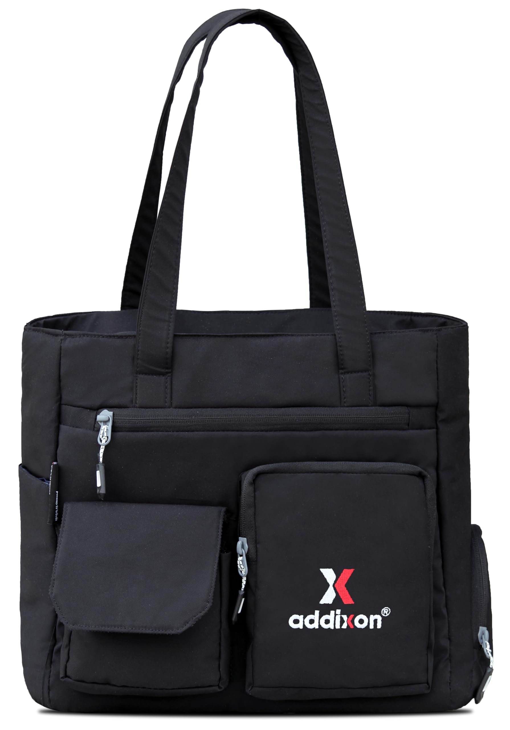 Double Pocket Handbag for Women: Stylish, Ideal Companion for Work, Travel, Polyester Material, Spacious 10-liter Capacity, 6 Pockets. (Black) (B0D6YSG2MT) Amazon Price History, Amazon Price Tracker