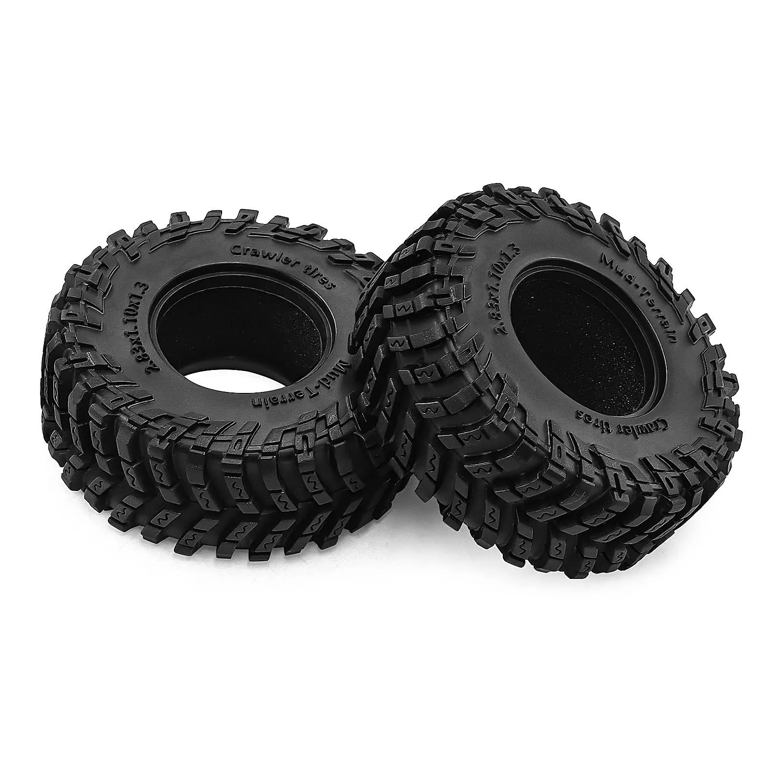 Neumático RC para TRX4M para SCX24 para FMS para Ascent-18 1/18 1,3 Pulgadas 72x28mm Ruedas Neumáticos para Coches Escalada W332 Vehículos Todoterreno Camiones