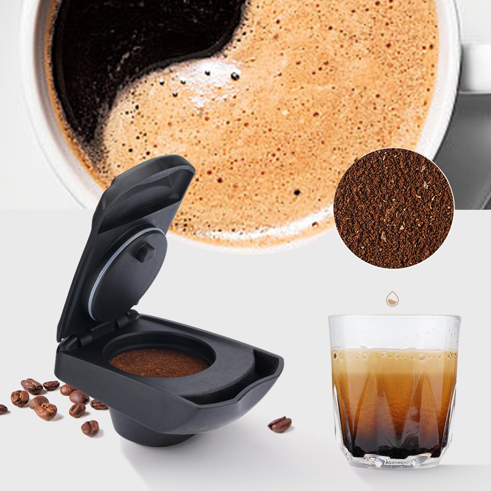 Innovativer Kaffeetablett Pads Konverterhalter Praktischer Hochwertige Textur Für Pads Büro Kaffeezubehör
