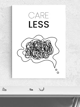 Care Less, Umursamamak Motivasyon Poster - Afi  - Ofis,  al ma Odas  Dekorasyon