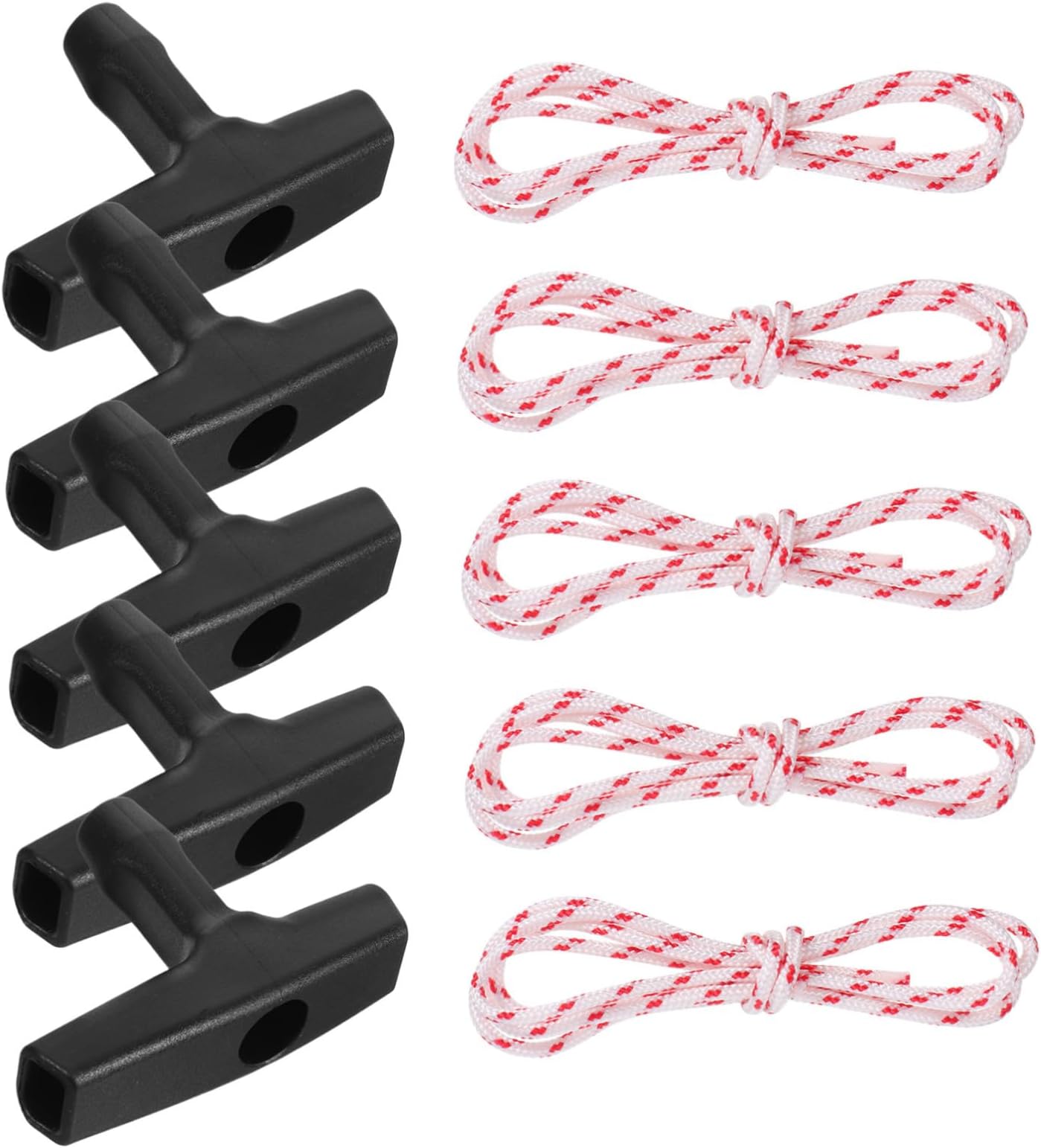Alipis 5sets Lawn Mower Starter Rope for Easy Chainsaw Pull Start Replacement Cord for Engines