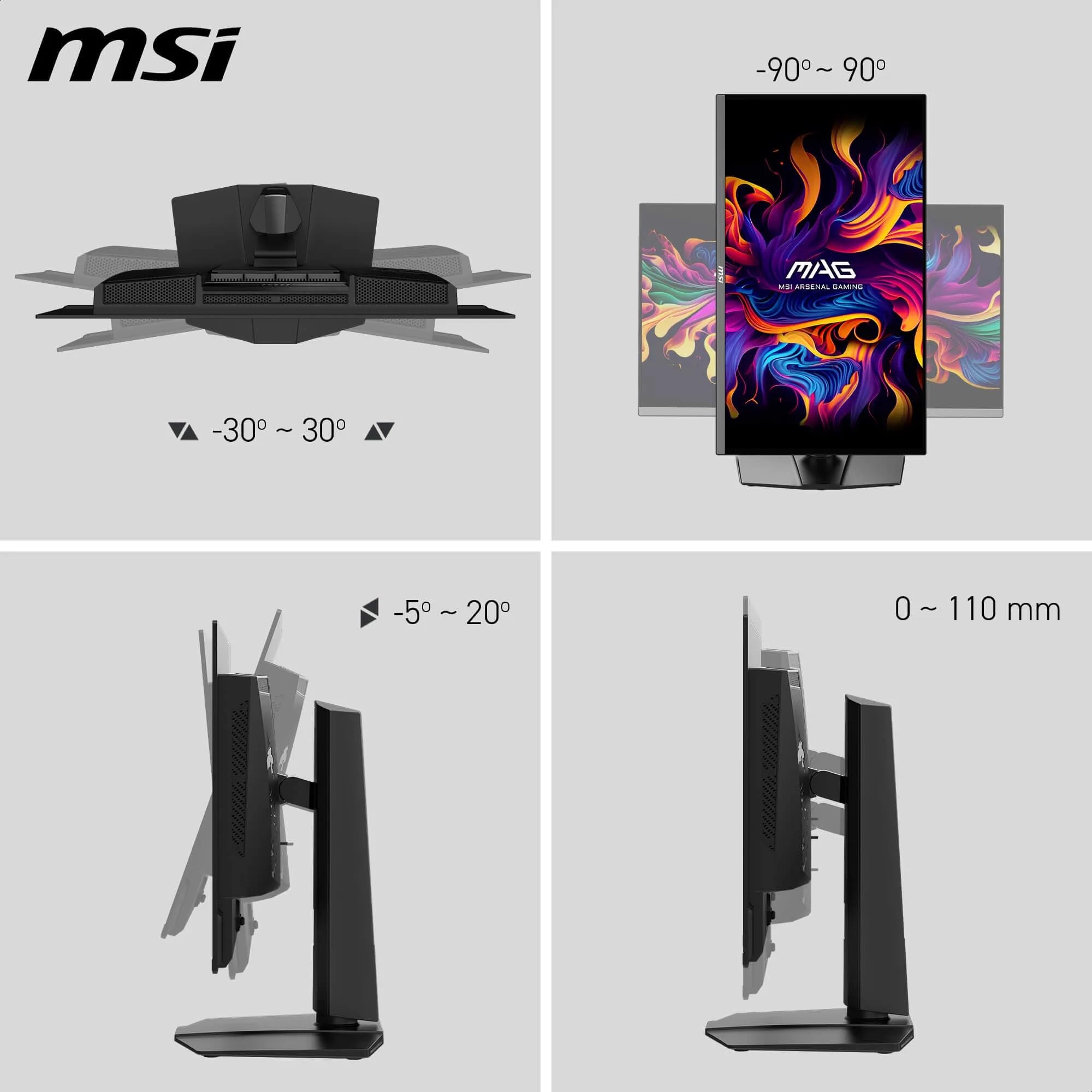 MSI MAG 272UP QD-OLED X24 Écran Gaming 26.5” UHD