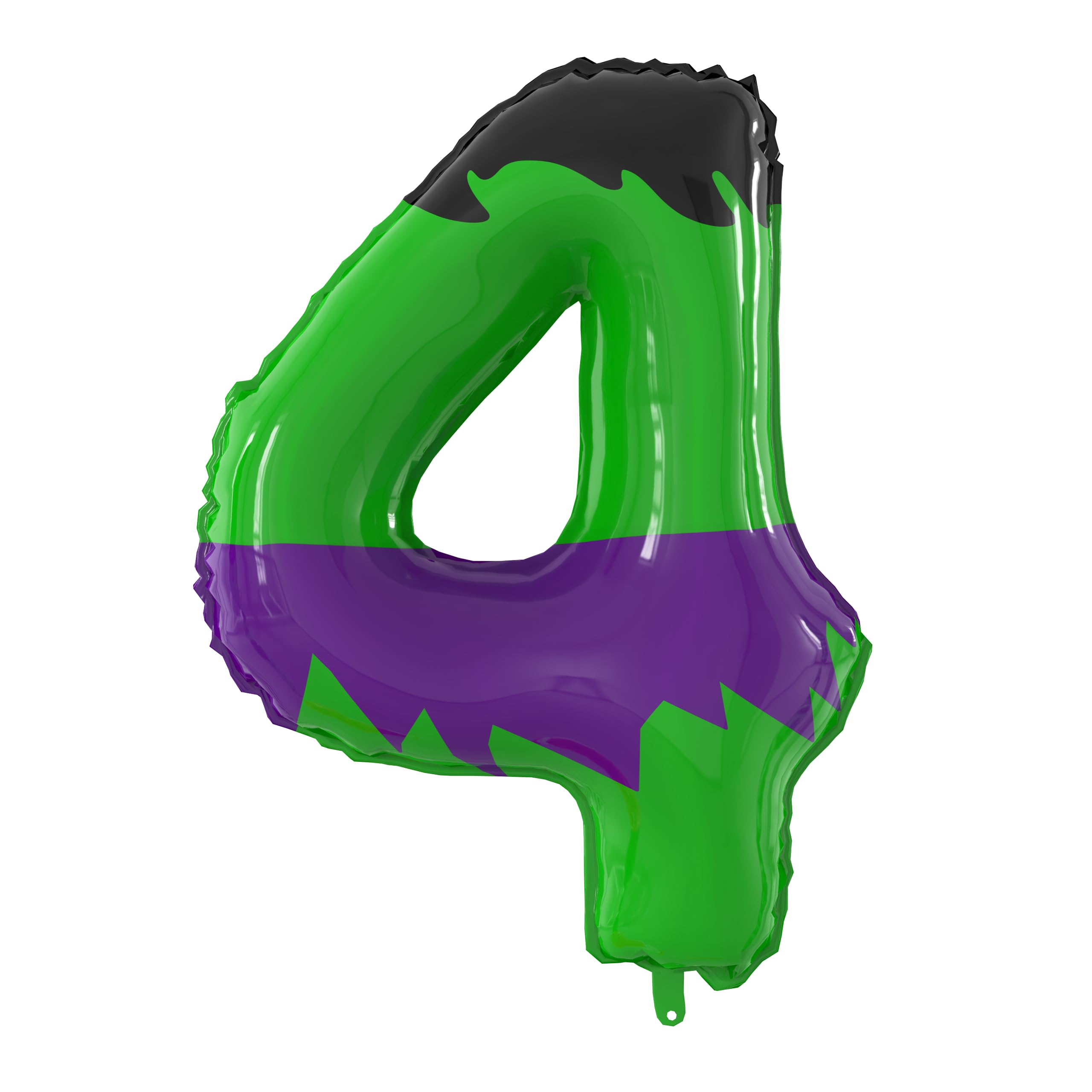 40Inch Number 4 Green Giant Balloon 4th Birthday Numbers Balloons for Cartoon Anime Movie Themed Birthday Decorations Baby Shower Party Supplies