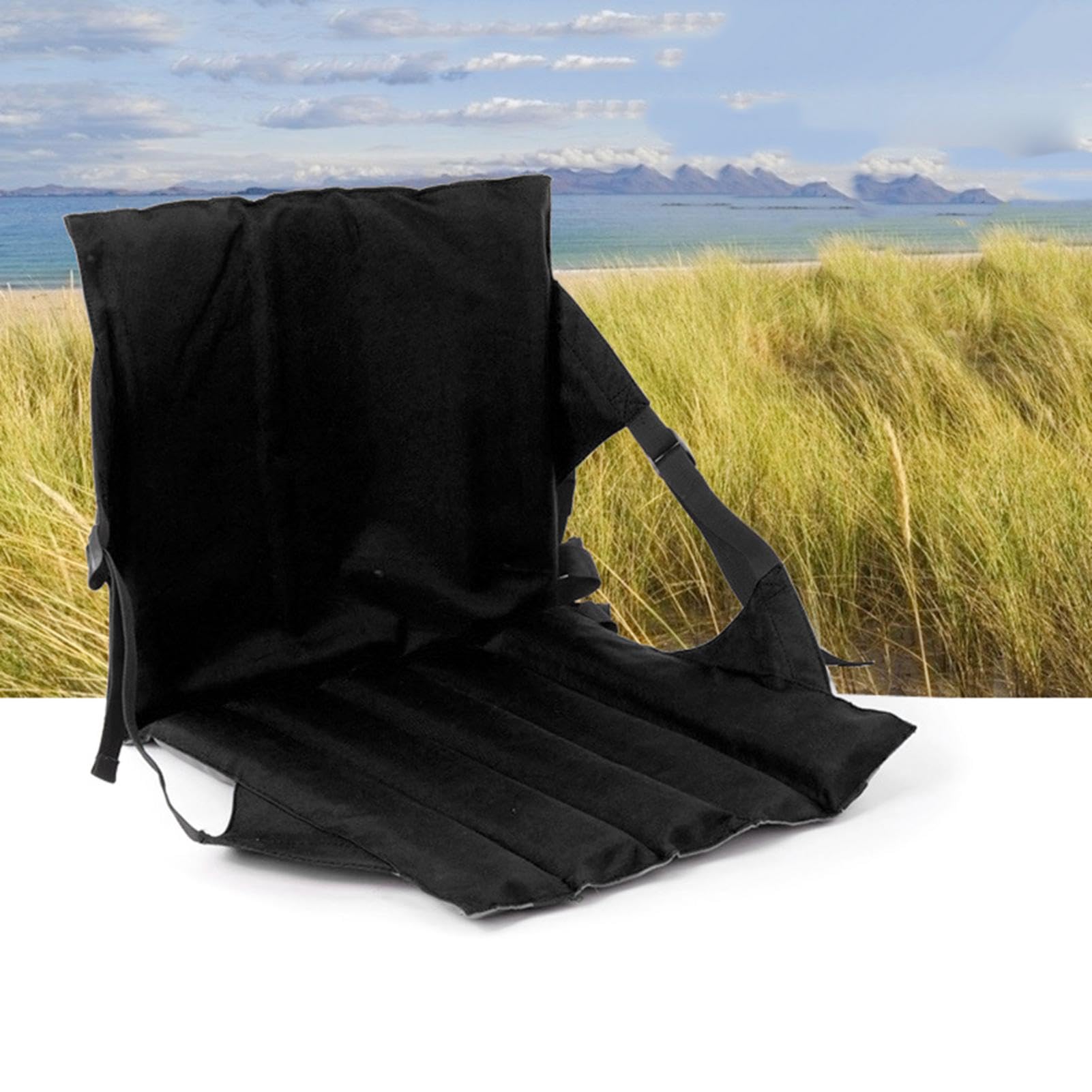 Stadion-Kissen – Faltbare Bleacher-Sitze, wasserdicht, Outdoor-Klappstuhl-Pad, 78 x 40 x 2 cm, Stadionsitze für Bleicher mit Rückenstütze für Veranstaltungen, Ausflüge, Reisen, Wandern