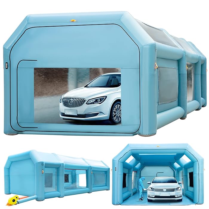 Buy VEVOR Portable Inflatable Paint Booth, 28x15x10ft Inflatable Spray