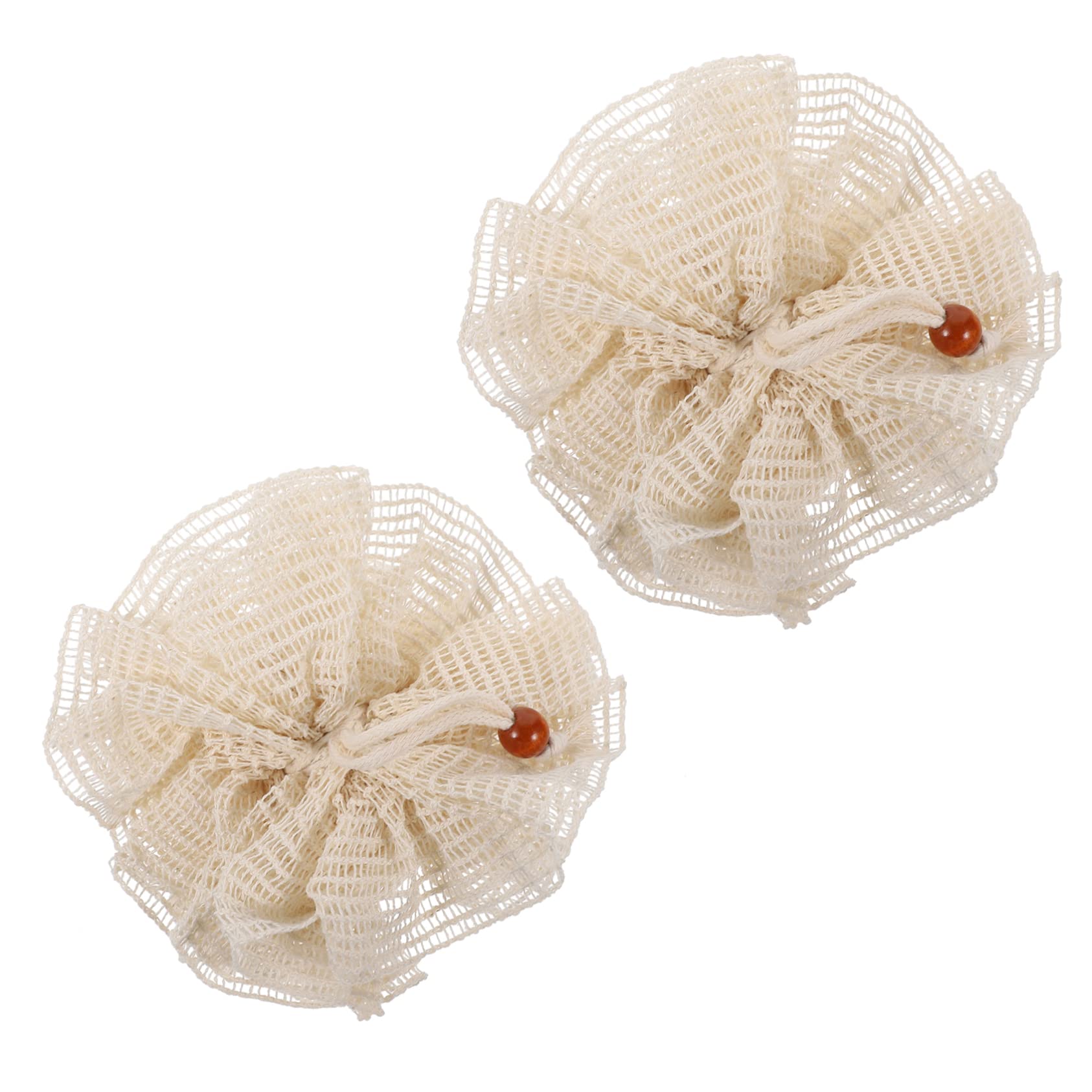 FRCOLOR 6piezas Esponjas De Baño Exfoliantes De Malla De Bolas De Ramio Para Limpiar y Hacer Para Cuidado Piel y Duradero