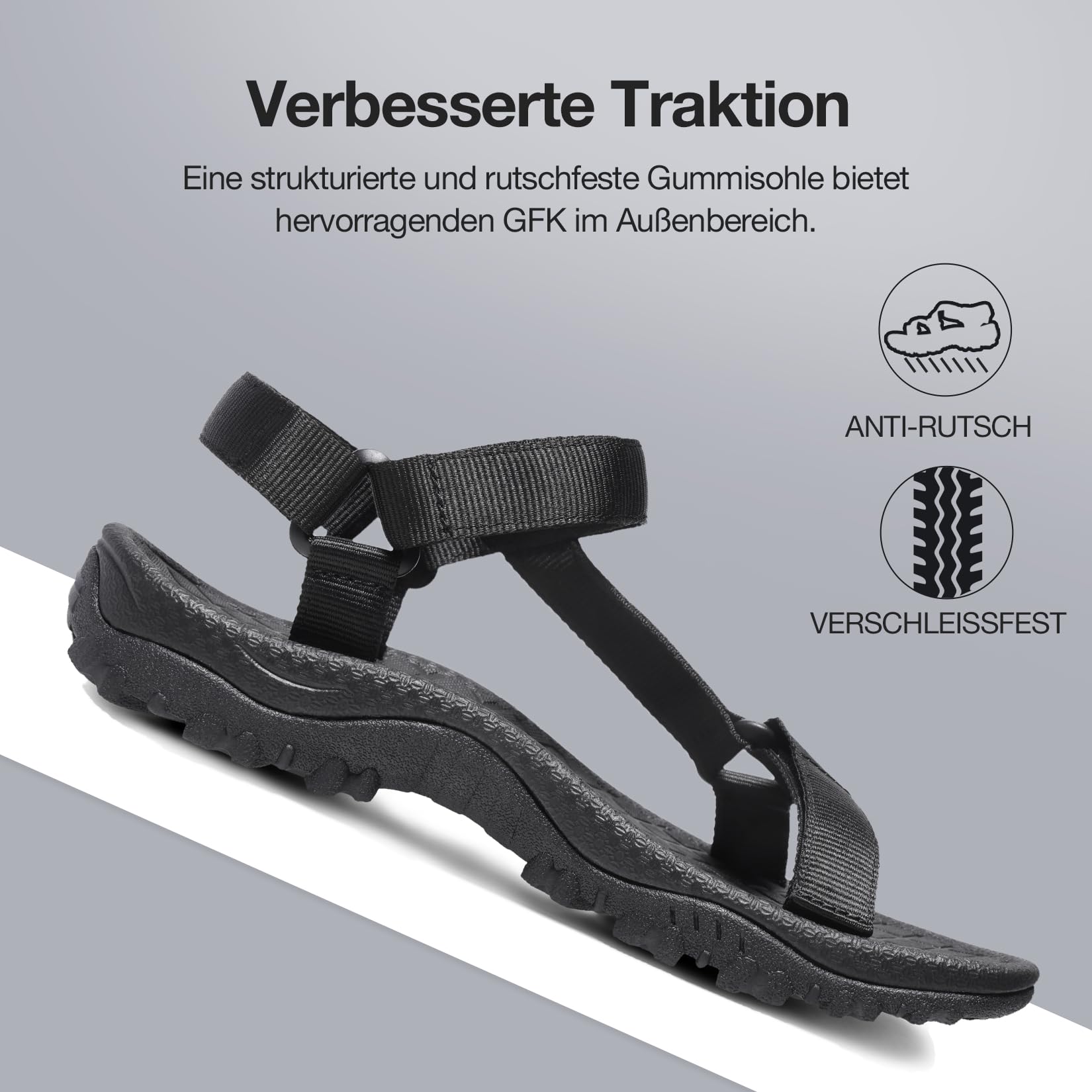 OutPro Sandalias de senderismo para mujer, ligeras, impermeables, para vacaciones en la playa y ocio, sandalias deportivas para actividades al aire libre