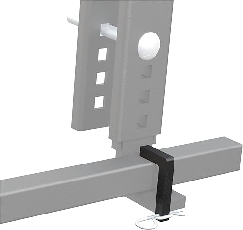 Miniatura 3 de CURT 17513 Enganche de distribución de peso TruTrack de repuesto, pasadores en L y clips, REVESTIMIENTO EN POLVO NEGRO CARBIDE