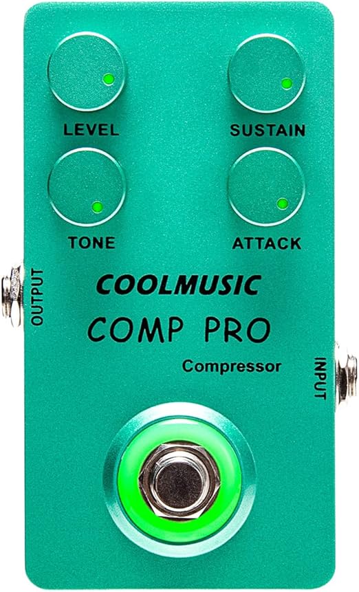 SDADS Compressor Effect Pedal True Bypass Guitar Effect Pedals with 4