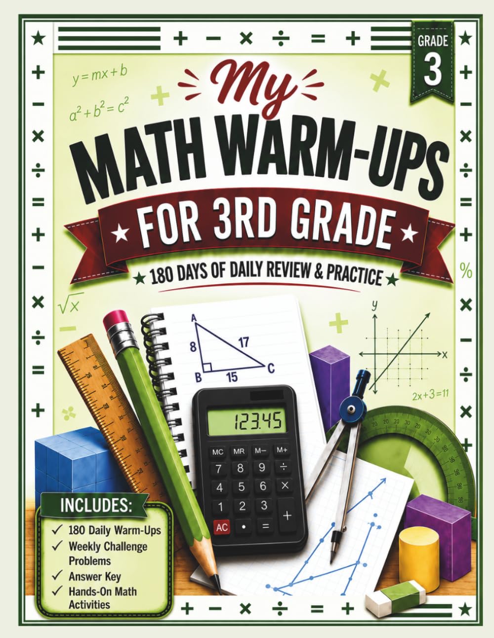 My Math Warm-Ups: For 3rd Grade