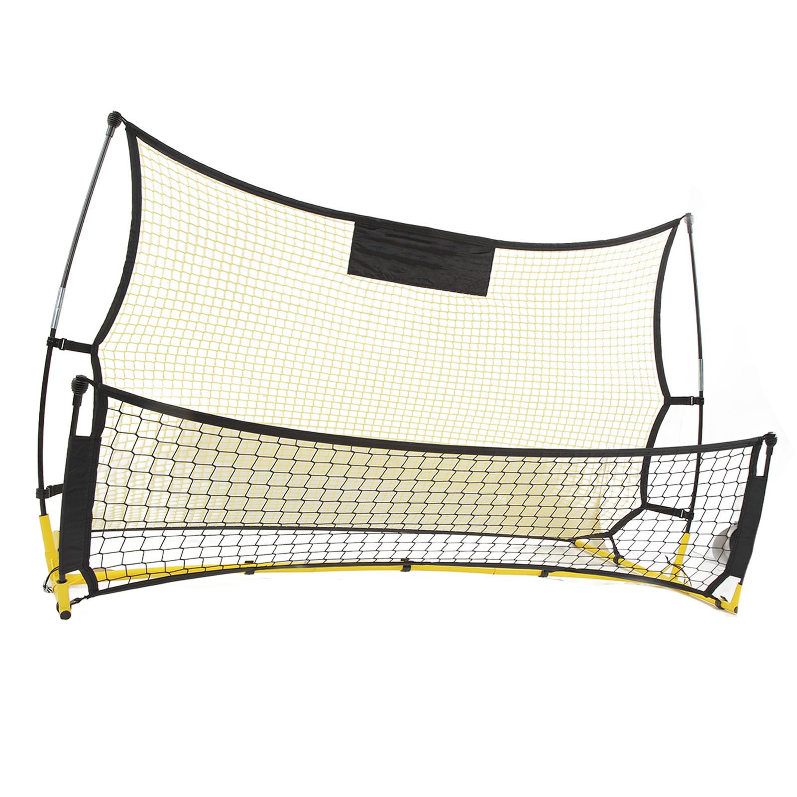 Rete da Rimbalzo da Calcio, Design Fronte-retro | Forte Rimbalzo, Rete da Portatile Staccabile 2 in 1 per Allenamenti di Calcio