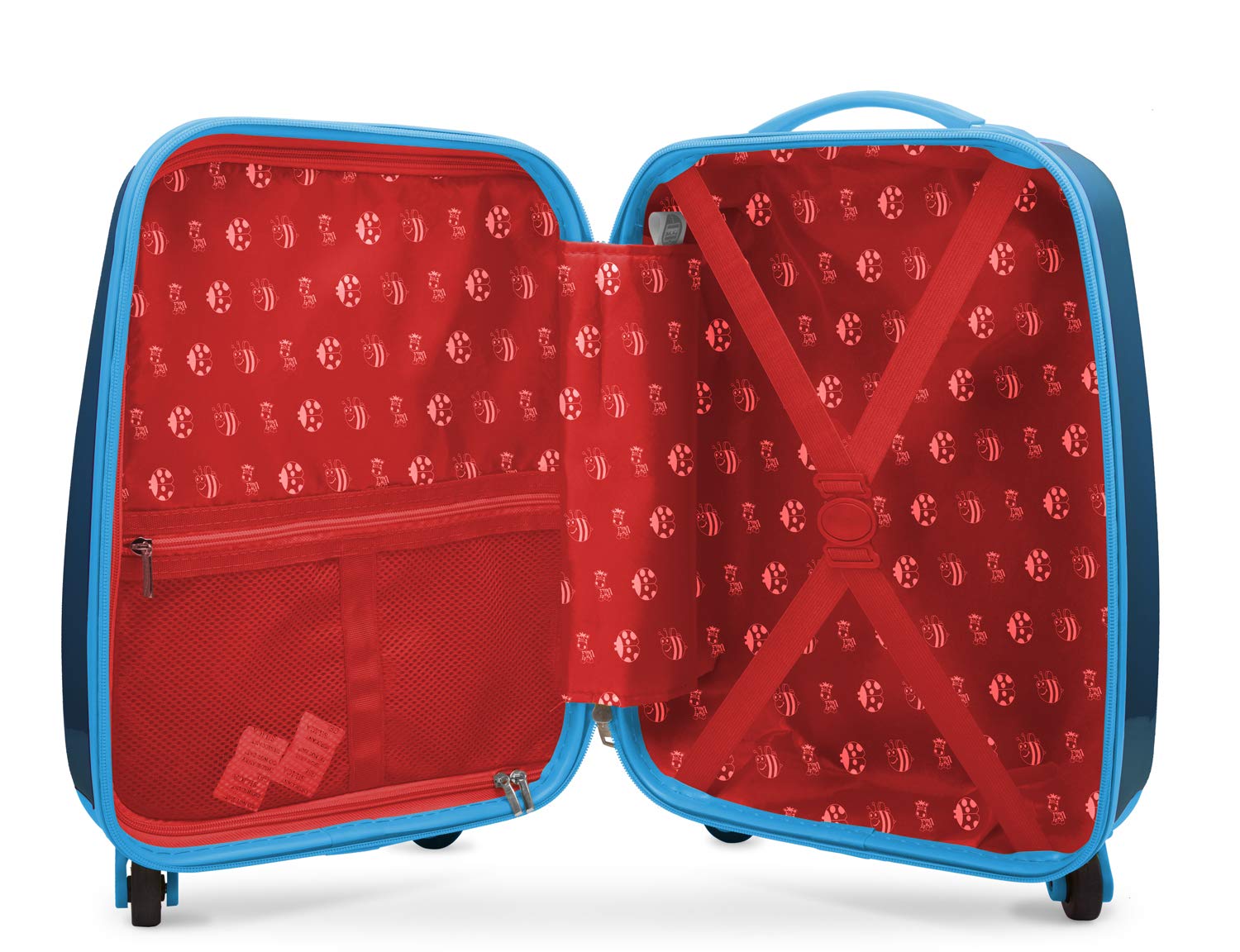 Hauptstadtkoffer - Bagaż dziecięcy, walizka dziecięca, twarda obudowa, bagaż pokładowy dla dzieci ABS/PC, granatowy, Kindertrolley, Bagaż dziecięcy