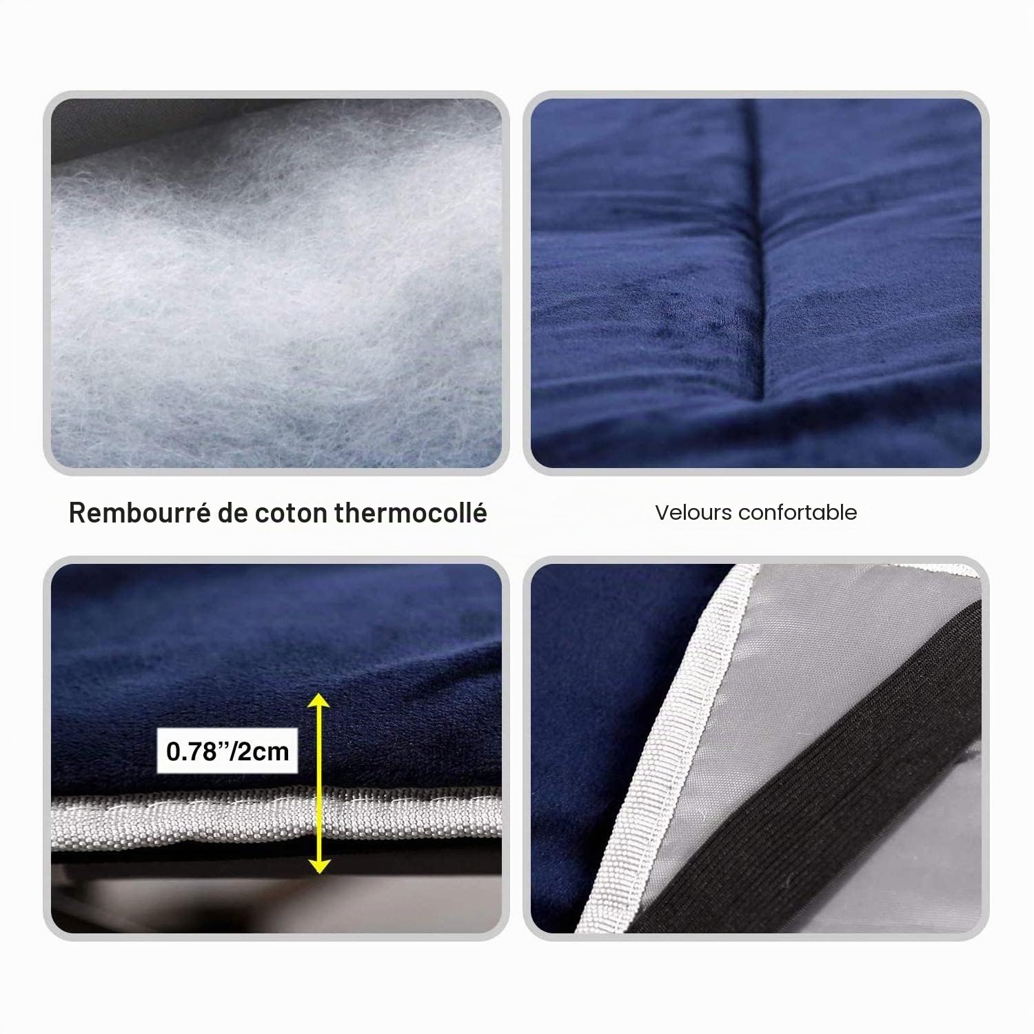 REDCAMP Matelas de Camping Pliable pour 1 Personne, Léger, Compact et Confortable pour Le Camping, la Randonnée et la Maison