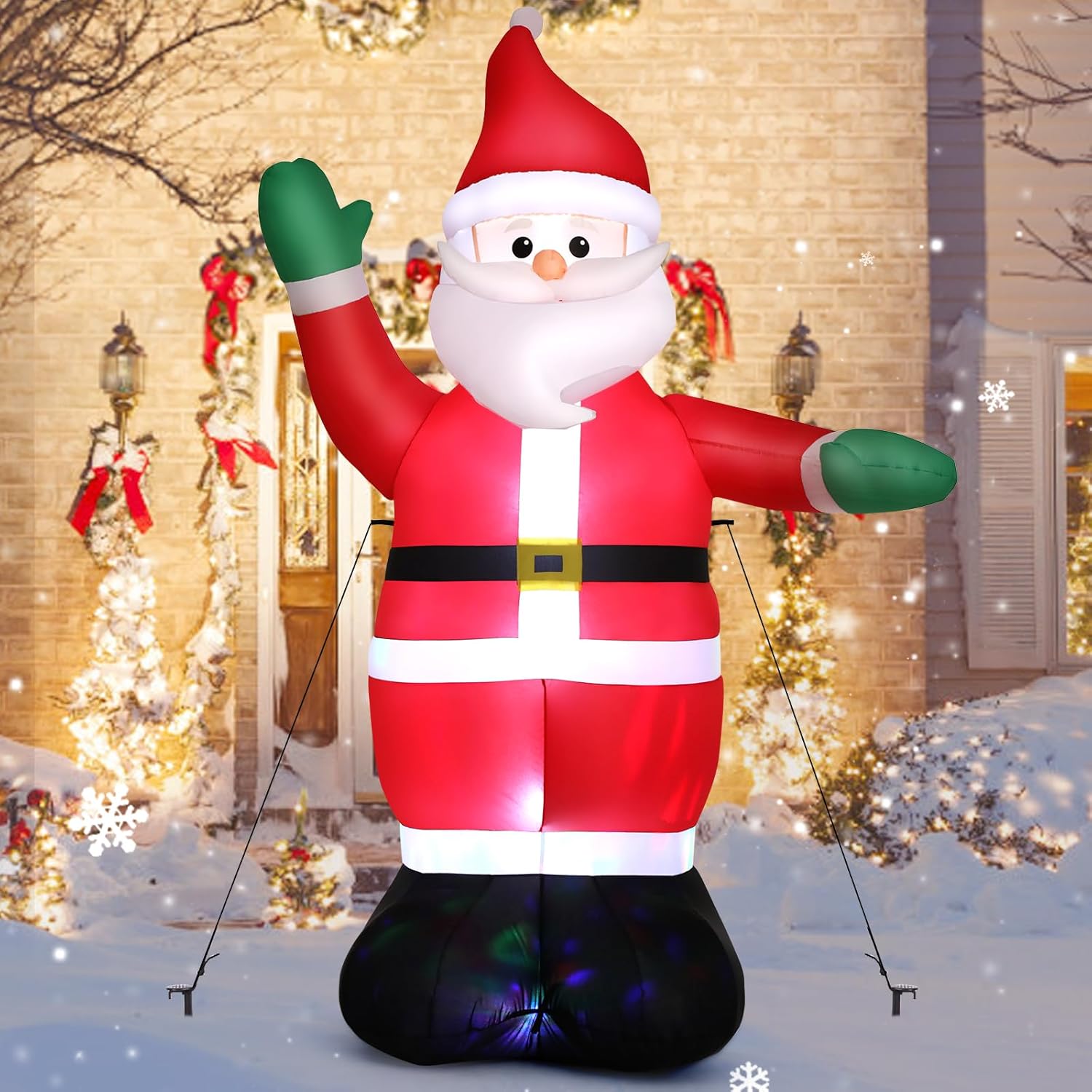 6 FT Christmas Inflatable Santa Claus Christmas Inflatable