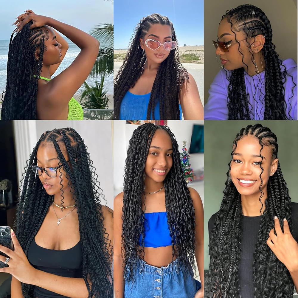 MUNONG Human Braiding Hair Boho Braids Human Hair Deep Wave Bulk Human Hair for Braiding 100g 16 inch No Weft Curly Braiding Hair Bulk Hair Extensions Real Human Hair Natural Color